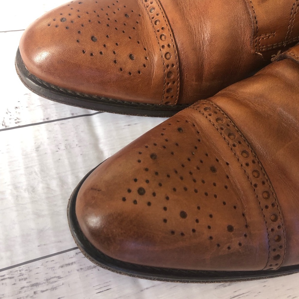 🌿 RODD & GUNN 🌿 men’s Italian leather brogues size 41 - Picture 4 of 7